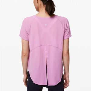 Lululemon Mesh Tie Back T shirt